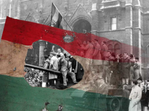 1956 forradalom zászló